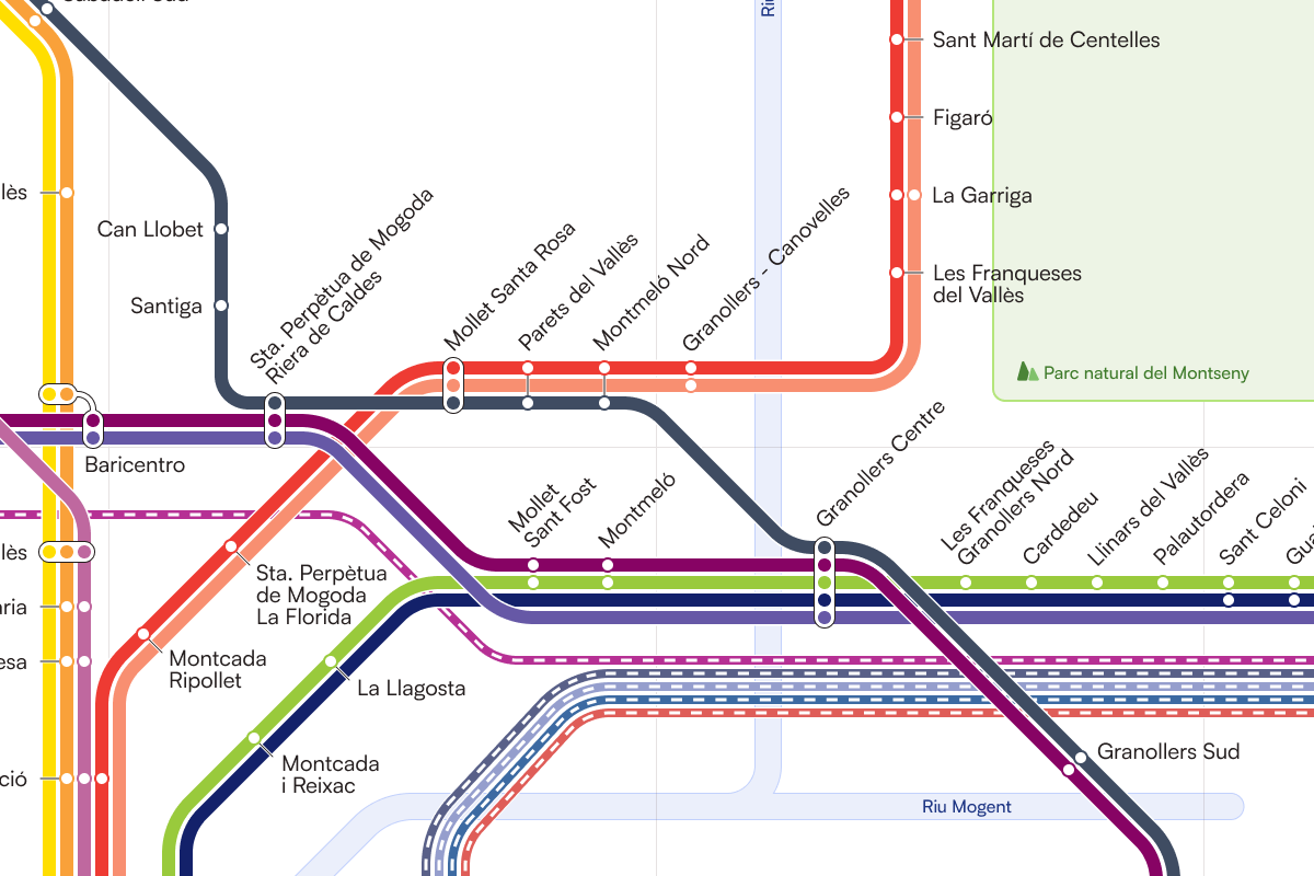 Proposta per una xarxa ferroviària catalana. Horitzó 2050.